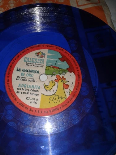 Vinilo Disco Lp La Gallinita De Oro Adrianita Calesita Ca 1