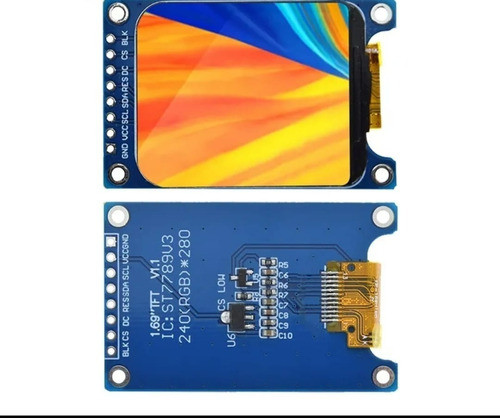 1.69 Polegada 1.69  Cor Tft Módulo De Exibição Hd Ips Lcd 1