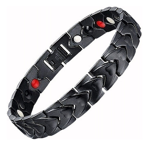 Hombres De Acero Inoxidable Magnetoterapia Germanio Cadena P 0