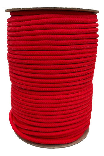 Soga Polipropileno Trenzada 6mm X 100 Metros Con Alma Roja 0