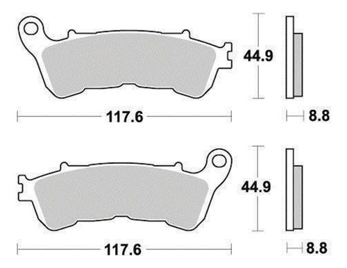 Pastilla De Freno Ferodo Honda Cbr250r Abs Y Otras 1