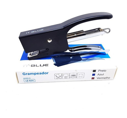 Grampeador Alicate 24/6 26/6 Grampeia Até 25folhas/70g Le934 0