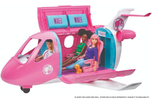 Avião Da Barbie Com Boneca - Jatinho De Aventuras - Mattel 1