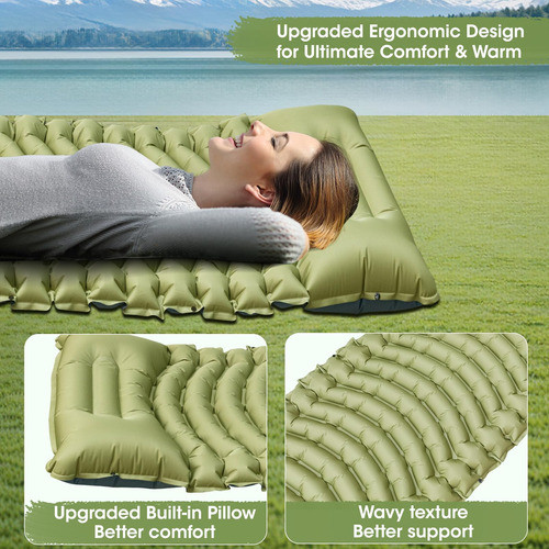 Colchoneta De Dormir Autoinflable Extra Gruesa Para Camping 1