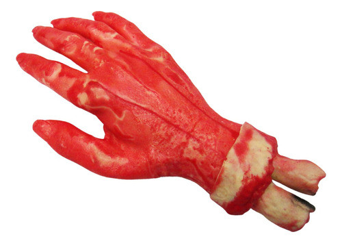 Mano Con Sangre Terror Para Decoración Halloween X2 1