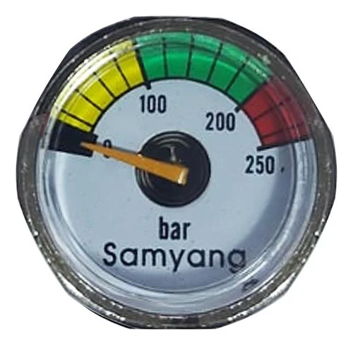 Relógio Medidor De Pressão Carabina Pcp Sumatra 500cc 0