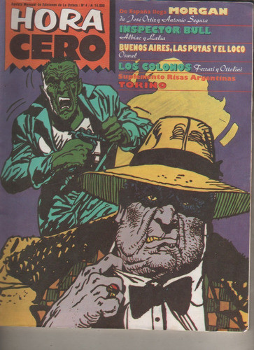 Antigua Revista ** Hora Cero ** N° 4  - Año 1990 0