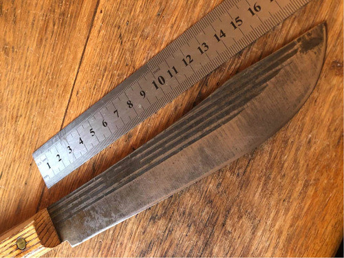 Cuchilla Acero Al Carbono Americana Forgecraft Usada. 1