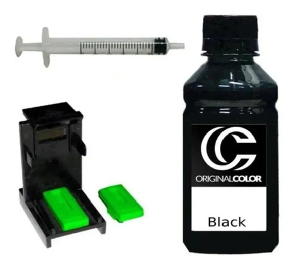 Tinta Preta 250ml Recarga Cartucho Impressora  662 122 60 0
