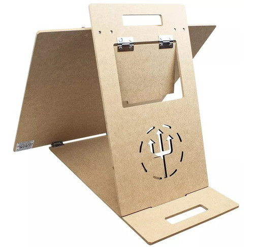 2 Pranchetas A3 Portátil Articul. C/alça Trident Mdf Natural 1
