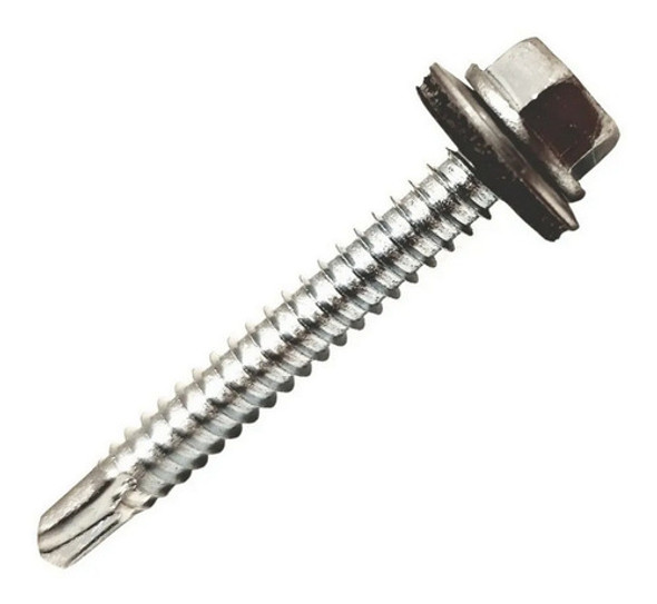 Tornillo Autoperforante 6cm Techo 14x2 Punta Mecha X 100 U 0
