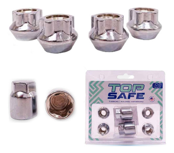 Tuercas Antirrobo Seguridad Ruedas Auto - Nissan Frontier 0