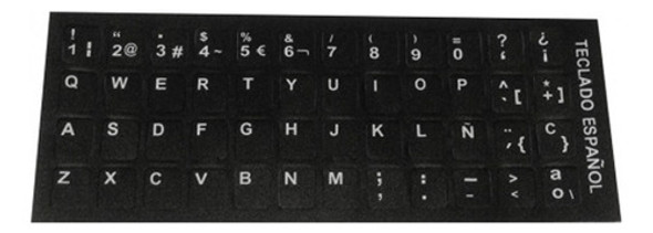 Sticker Para Teclado De Notebook Español 1