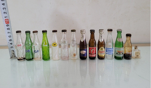 Botellitas Miniatura Extra Mini Antigua Colección 14 Lote Vr 0