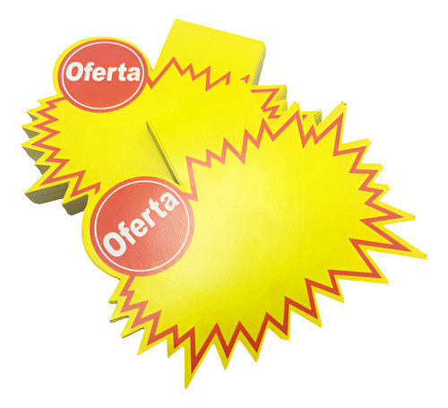 Placa De Oferta Splash Grande Com 50 Unidades 0