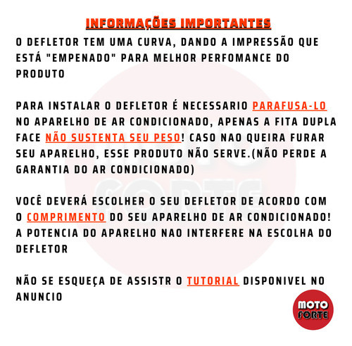 Defletor De Ar Condicionado Piso Teto 90 A 120 Cm Acrílico 1
