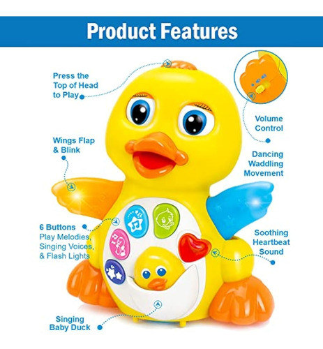 Liberty Imports Juguete Musical De Pato Bailarín 1