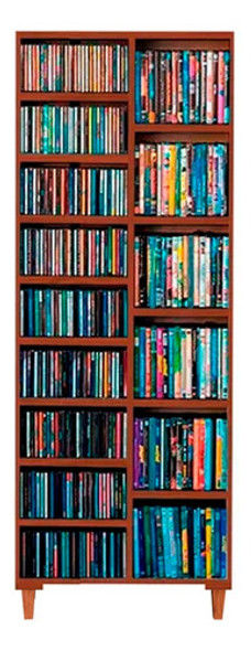 Estante Para 216 Cds + 102 Dvds Zip-02ncs 0