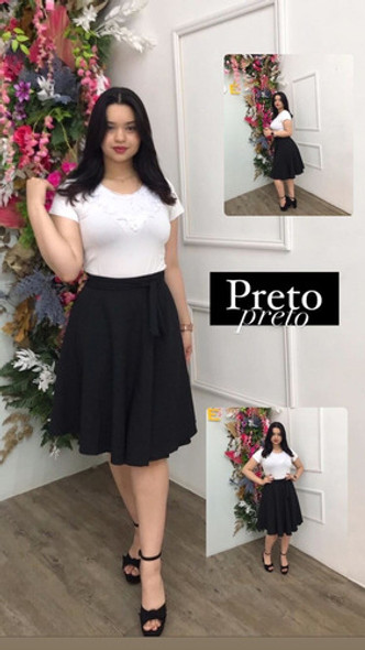 Kit 2 Saia Midi Gode Envelope Moda Evangélica 1