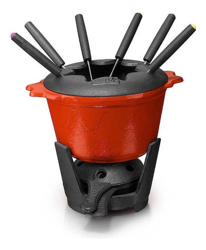 Panela De Foundue De Ferro Fundido 0