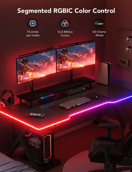 Tira Luces Led Inteligentes.dormitorio, Mesa De Gamers, Deco 1