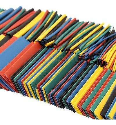 Nuevo 410pcs 5 Colores 10 Tamaños Surtidos Heat Shrink Tubo 1
