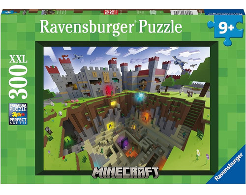Ravensburger Minecraft: Rompecabezas Cutaway 300 Piece Xxl P 1