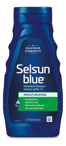 Selsun Blue Shampoo Hidratante Anticaspa Com Aloe, 11 Fl. Oz 0