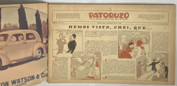 Revista Patoruzú Nº 52 Set 1938, Dante Quinterno Cl03 1