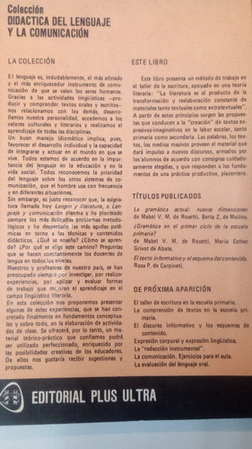 El Taller De La Escritura Gloria Pampillo  Plus Ultra 1