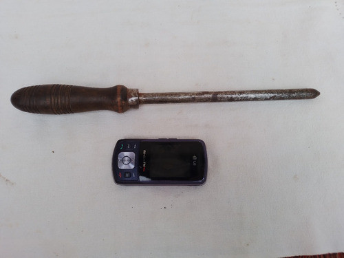 Antigua Chaira Sin Cuño Para Cuchilla Cuchillo 34cm 1