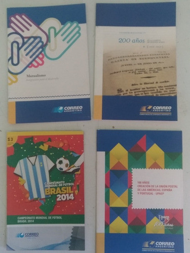 Lote De 4 Volantes Filatélicos Según Fotos 0