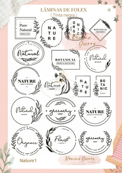 Folex Impreso Romina Guerra 25x35  Nature 1 Color Negro 0