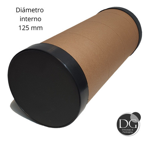 5b 45cm X125mm Tubos Carton Tapas Plasticas X1u 1