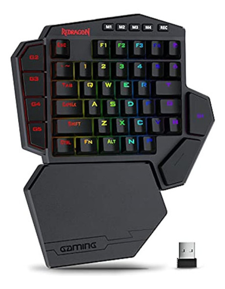 Redragon K585 Diti Teclado Mecánico Inalámbrico Con Una Mano 0