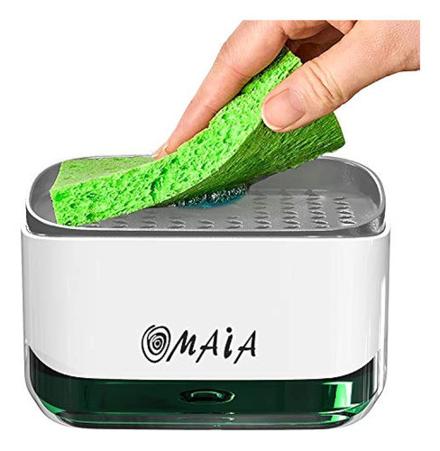 Dispensador De Jabón De Cocina Omaia 2 En 1 Con Soporte De E 0