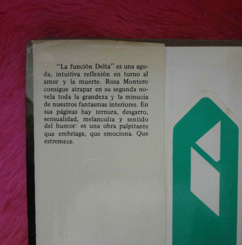 La Funcion Delta De Rosa Montero Tapa Dura 1