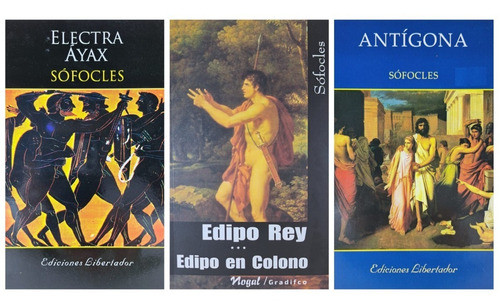 Lote X 3 Libros - Sofocles 0