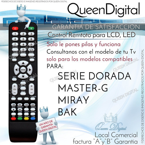 Control Remoto Para Serie Dorada Sd32fs Fhd Bak Lcd Ledtv 1
