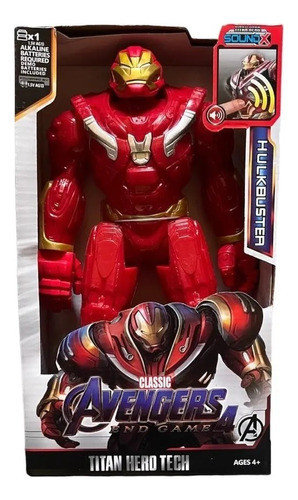 Hulk Buster Luz Y Sonido Muñeco Alternativo 30cm 1
