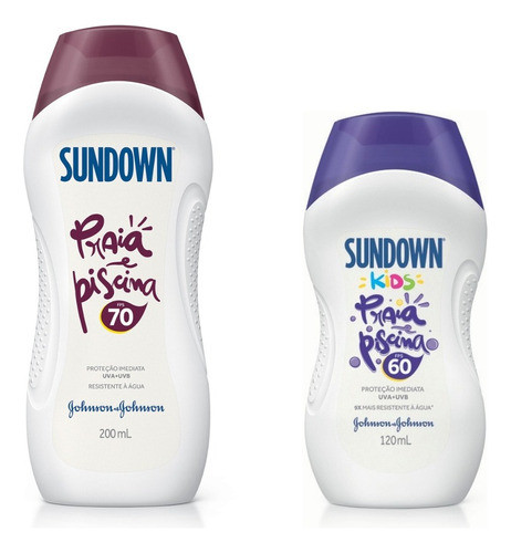 Kit Protetor Solar Sundown Fps 70 200ml / Kids Fps 60 120ml 0
