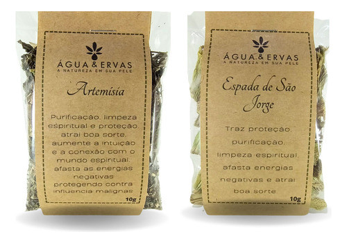 Artemisia Espada São Jorge Erva Pura Banho Defumação Mística 0
