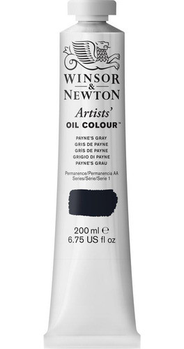 Tinta Óleo Winsor & Newton Artist 200ml S1 Paynes Gray ª 0