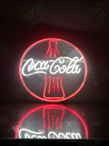 Cartel Neon Led Coca Cola 1