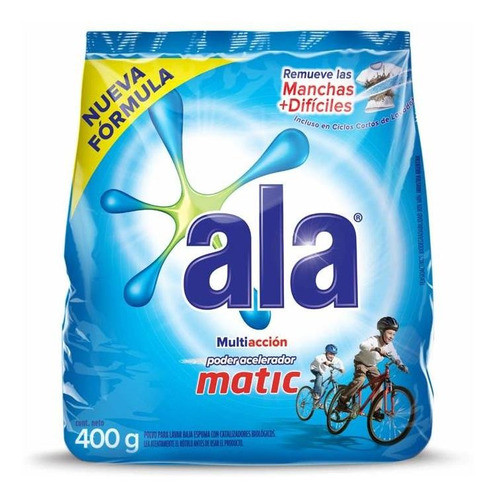 Pack X 18 Unid. Jabon En Polvo  Matic 400 Gr Ala Jabones En 0