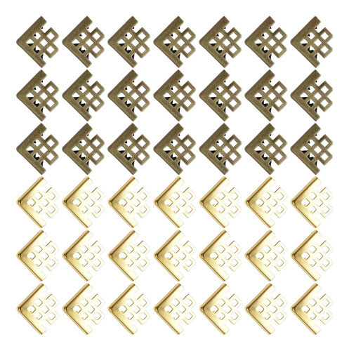 Esquinas De Metal Para Libros Decorativas Vintage 120u 0