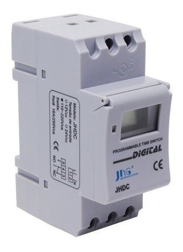 Timer / Temporizador Riel Din Reloj Programador 16 Amp 220 V 1