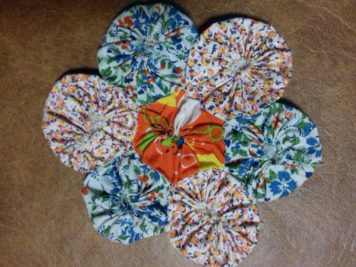 Circulos De Tela Para  Flores X 26 1