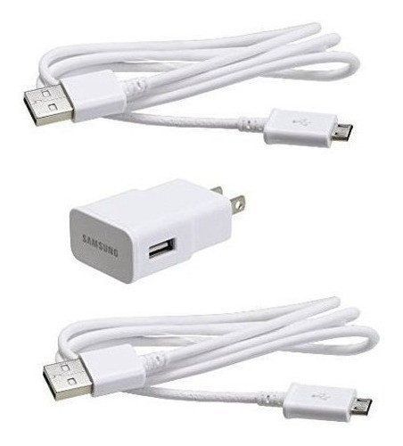 Samsung Oem 2 Amp Adapter 5feet Micro Usb Data Sync Cables D 0