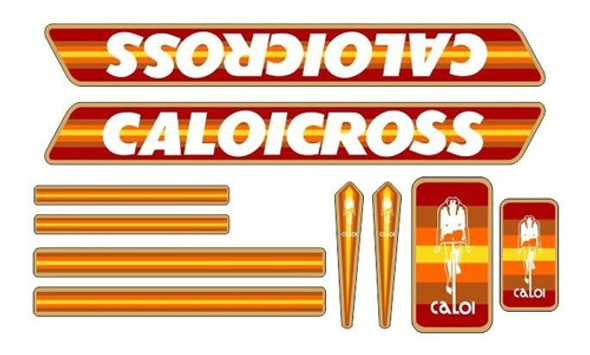Adesivos Não Decal Caloicross Cc1 Laranja - Vinil Branco 0